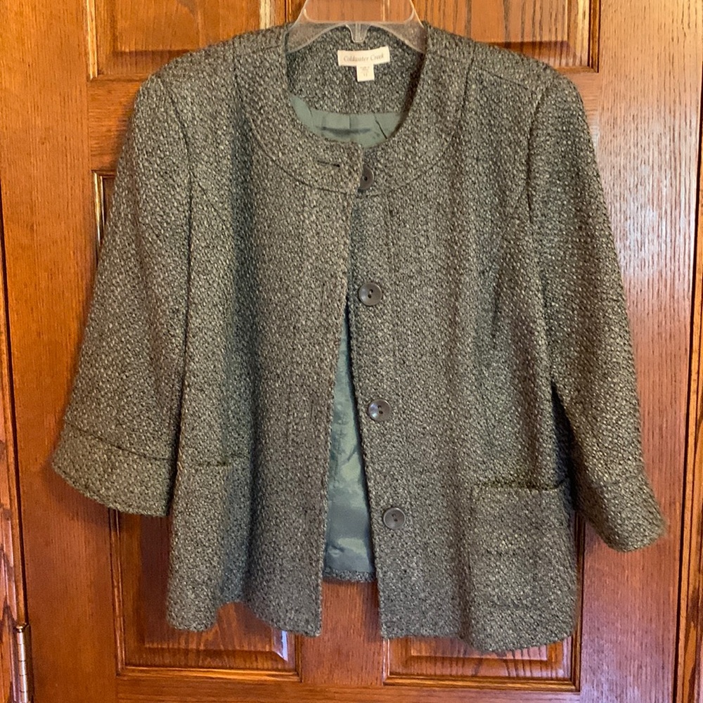 Coldwater Creek blazer. Gray new size12